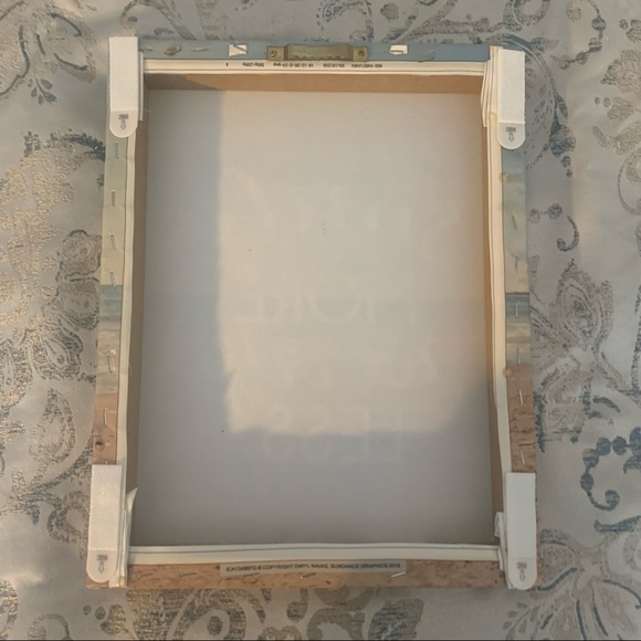 Smile more worry less relaxing ocean view canvas - Picture 2 of 10